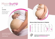 Fake Pregnancy Stomach 3-4m Warm Beige - Moonbump®