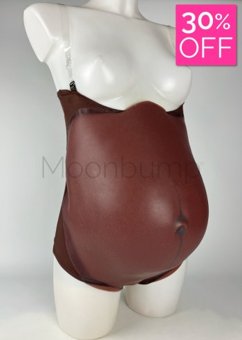 Sale Bump 243 - Silicone Fake Pregnant Belly, 7-8 Months, Colour M8