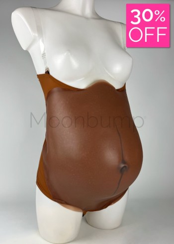 Sale Bump 244 - Silicone Fake Pregnant Belly, 7-8 Months, Colour M7