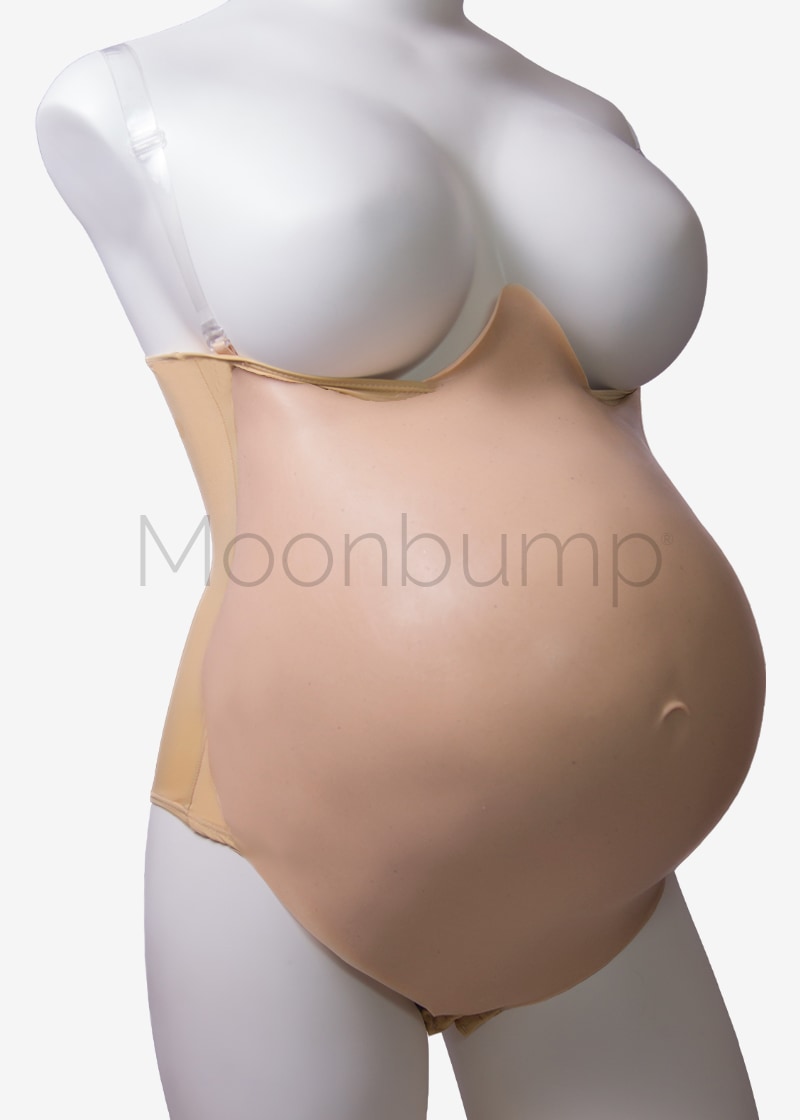 Silicone Fake Pregnant Belly 8-9 Months, Colour A