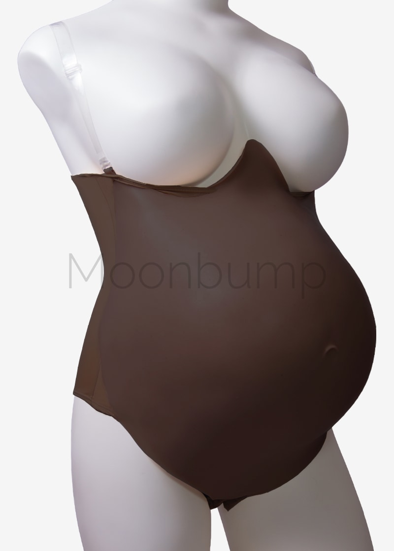 Silicone Fake Pregnant Belly 8-9 Months, Colour E